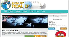 Desktop Screenshot of hidemyrealip.com