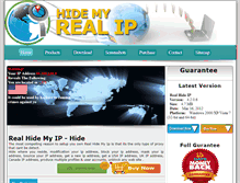 Tablet Screenshot of hidemyrealip.com